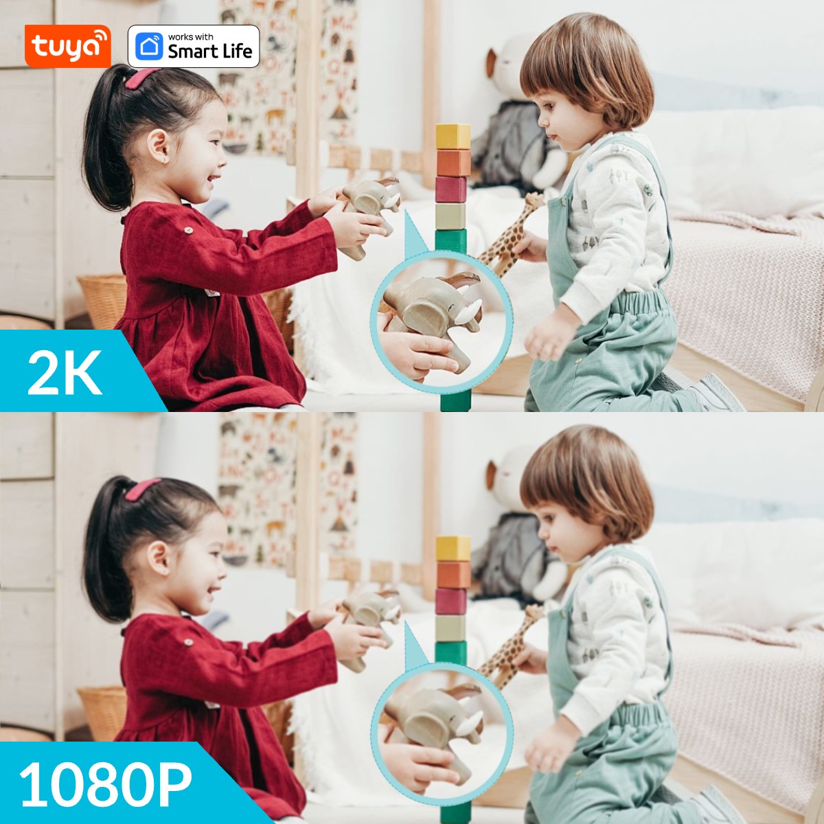 Tuya Smart 3MP HD Indoor Home  - огляд і ціна Smart Home Battery Camera Ezviz