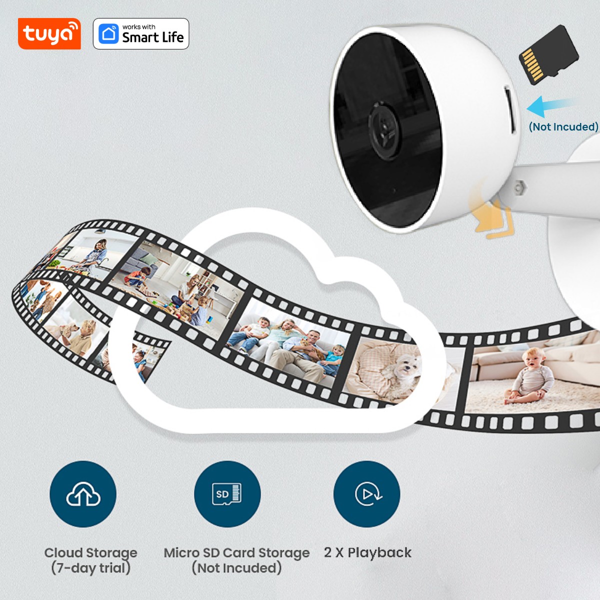 Tuya Smart 3MP HD Indoor Home  - огляд і ціна Smart Home Battery Camera Ezviz