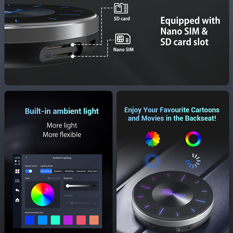 OTTOCAST P3 CarPlay AI Box Wir - огляд і ціна Smart Home Orvibo