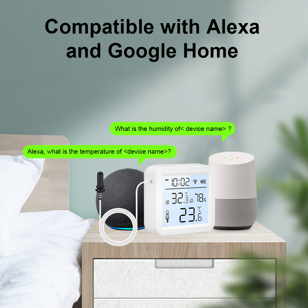 WiFi Humidity Temperature Sens - огляд і ціна Smart Home Tuya