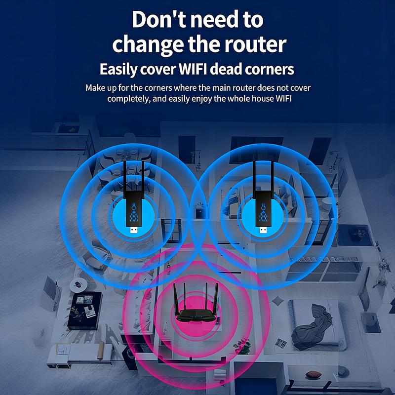 Dual Band 1300Mbps WiFi Range  - огляд і ціна Smart Home Network