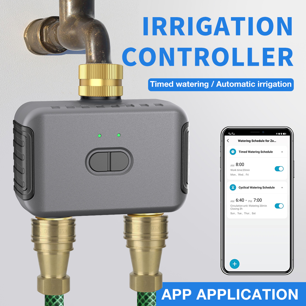 Tuya 2 Zone Watering Timer Gar - огляд і ціна Smart Home Tuya