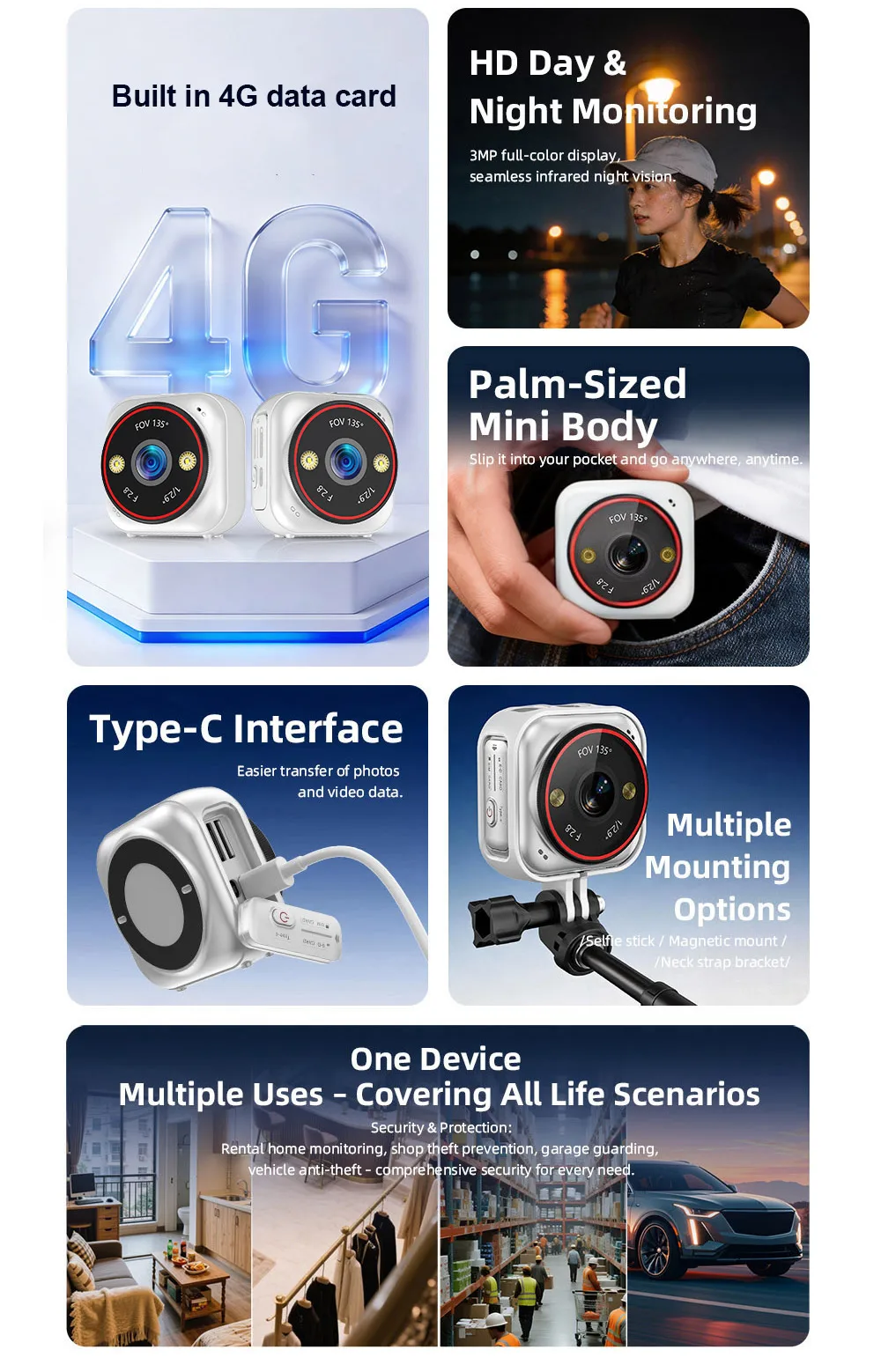 LS VISION 4G SIM Pocket Camera - огляд і ціна Smart Home Battery Camera Ezviz