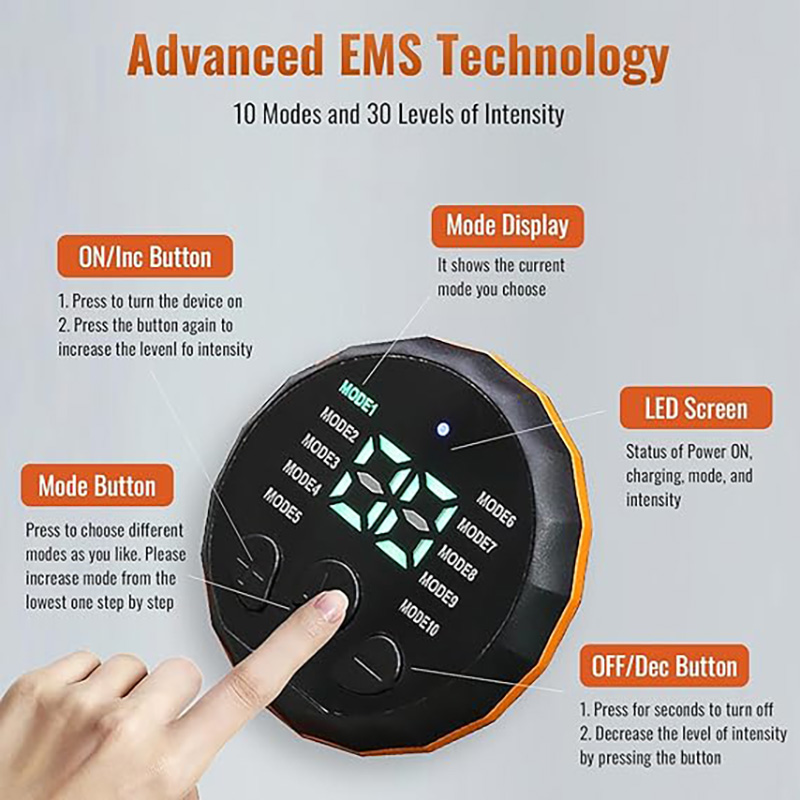 USB Recharge EMS Muscle Toner  - огляд і ціна Smart Home Usb